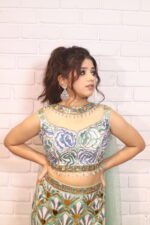 funky fish cut lehenga
