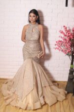Halter neck fish gown