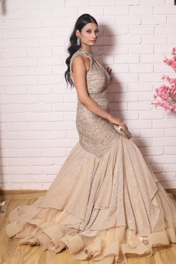 Halter neck fish gown
