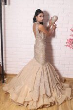 Halter neck fish gown