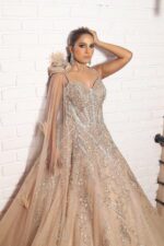 Designer Ball Gown with corset fit